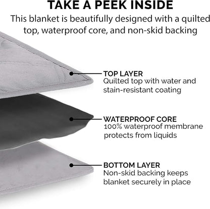 Furhaven Waterproof & Non-Slip Twin Size Mattress Cover Protector - Image 7