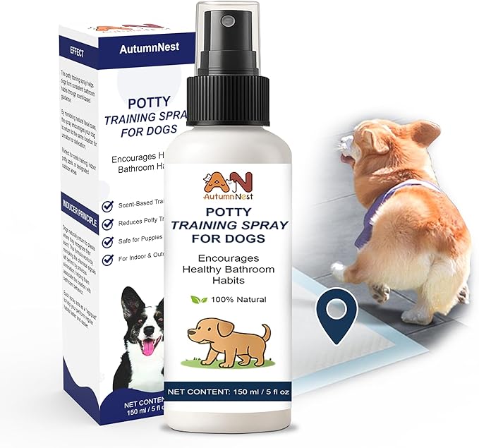 Potty Training Spray for Dogs – 5 fl oz /150ml Dog Pee Training Aid for Puppies by AutumnNest