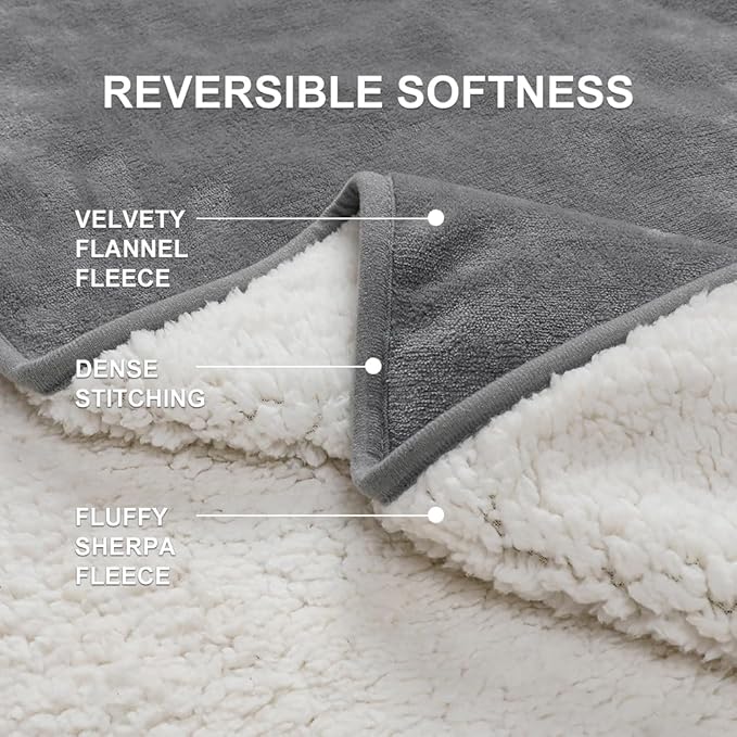 Waterproof Blanket for Beds – Ideal for Couch & Pets Splash Proof Sherpa Throw - Image 6