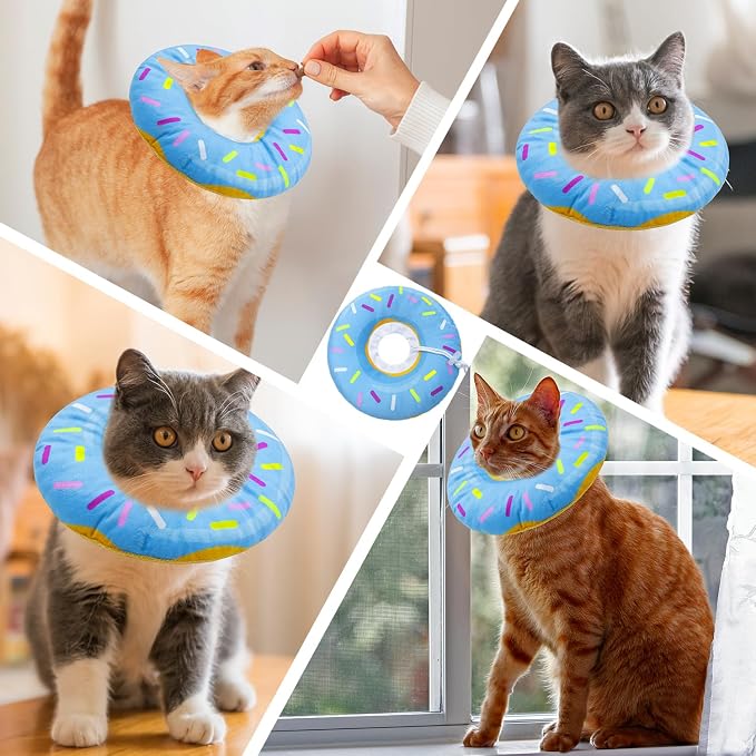 Cat Cone Collar Soft, Adjustable Cat Recovery Collar Spay Cones to Stop Licking - Image 7
