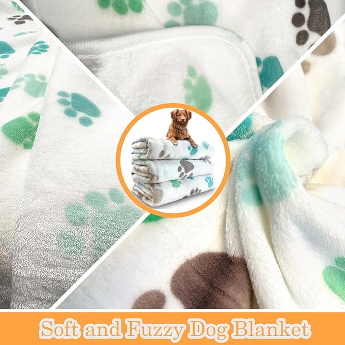Dog Blankets for Medium Large Dogs Washable, 3 Pack Pet Blanket Washable 41" x - Image 3