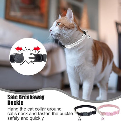 EXPAWLORER Soft Velvet Safe Cat Collars - Image 4