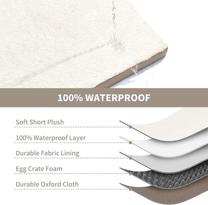 Orthopedic Dog Bed for Extra Large Dogs, XL Waterproof Comfort Pet Bed for - Image 5