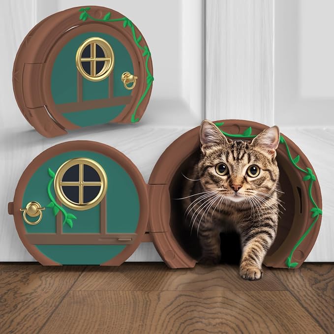 Gnome® Door Cat Door for Interior Doors by PurrfectPortal