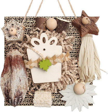 Kyouki Bird Toys, Parakeet Toys, Parrot Toy, Conure Hanging Chewable Cardboard by Unknown