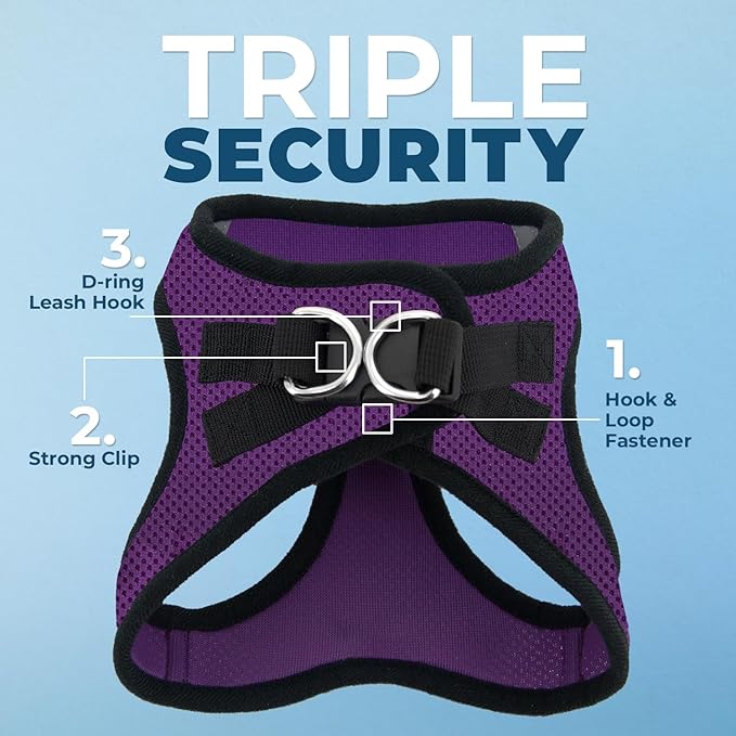 Best Pet Supplies Voyager Step-in Air All Weather Mesh Harness and Reflective - Image 2