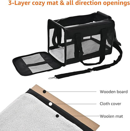 Amazon Basics Airline Approved Soft-Sided Mesh Pet Travel Carrier - Image 3