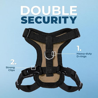 Voyager Escape-Proof Step-in Lock Cat Harness & 5ft Neoprene-Handle Leash Set - Image 2