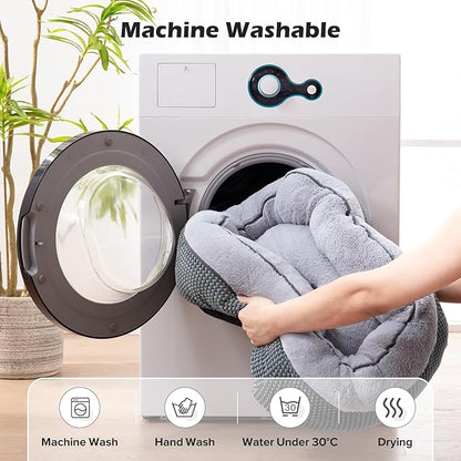 INVENHO Small Dog Bed Orthopedic Warming Soft Calming Sleeping Durable - Image 6
