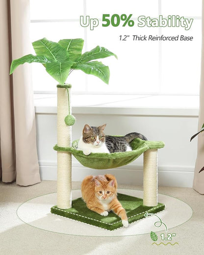 Small Cat Tree, Large Hammock and Dangling Ball - Image 4