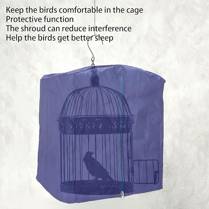 GLOGLOW Parakeet Cage Cover, Bird Cage Cover Breathable - Image 3