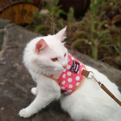 Cat Harness and Leash for Walking Escape Proof, Adjustable Cat Vest Harness - Image 3