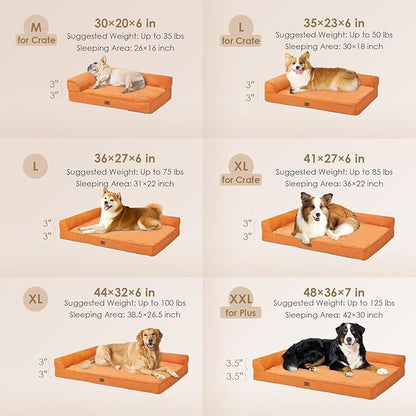 EHEYCIGA XXL Dog Bed Memory Foam, Orthopedic Giant Dog Bed Jumbo - Image 2