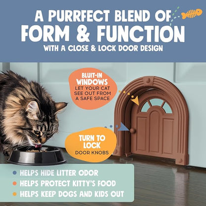 Purrfect Portal Meow Manor® Cat Door Interior Door - Image 3