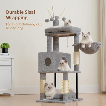 Heybly Cat Tree, 45.3-Inch Cat Tower - Image 9