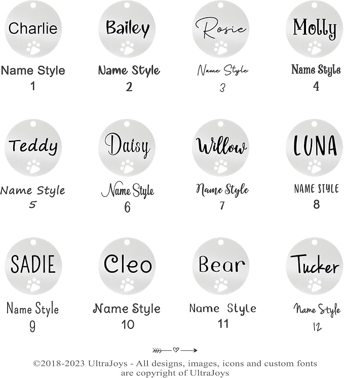 Ultra Joys Dog Tags Personalized - Image 5