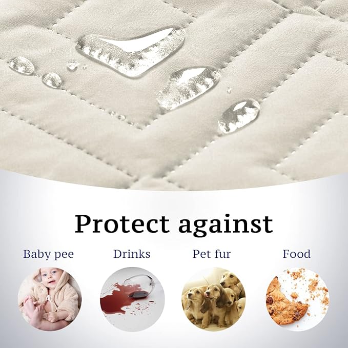 H.VERSAILTEX Reversible Sofa Slipcover Furniture Protector Water Resistant 2 - Image 3