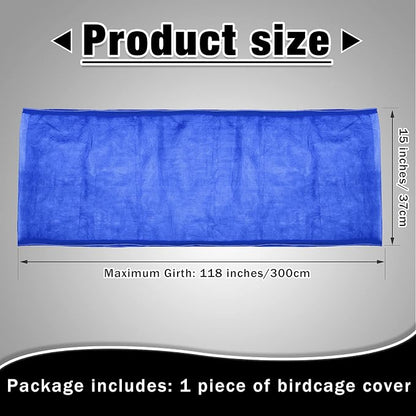 Shappy Large Bird Cage Seed Catcher, Bird Cage Cover Net Skirt Guard, - Image 2