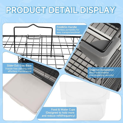 Small Bird Cage for Parakeets, Budgies & Canaries and More Small Birds - Image 7