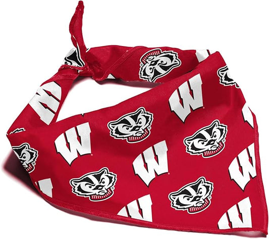 Wisconsin Badgers Officially Licensed Bandana by ShopInstaPets