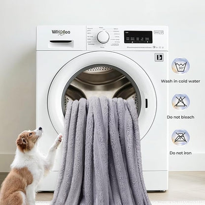 LINENLUX 1 Pack 3 Soft Fleece Dog Blanket - Image 5