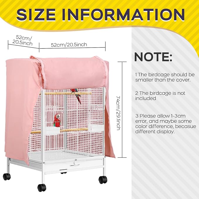 QBLEEV Birdcage Cover, Breathable Night Cover - Image 6