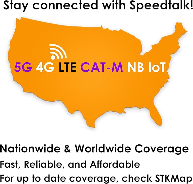SpeedTalk SIM Card for GPS Trackers Pet Kids Senior Vehicle Car Activity 4G LTE - Image 2