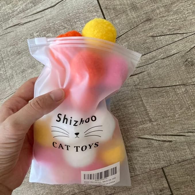 Premium Soft Pom Pom Balls for Kittens - Image 4