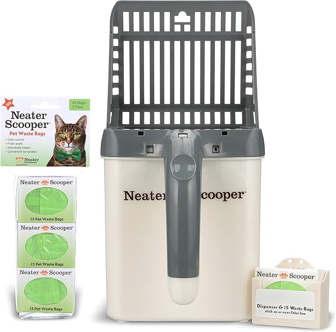 Neater Pet Brands Neater Scooper Standard Cat Litter Scoop, 60 Refill Bags – - Image 4