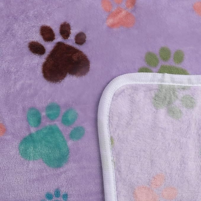 Luciphia 1 Pack 6 Dog Blankets Cat Soft Fluffy Fleece Pet Blanket Warm Cute - Image 6