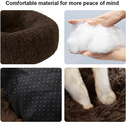 Nisrada Dog Bed for Small Medium Large Dogs, 24 inch Calming Dogs Bed, - Image 2