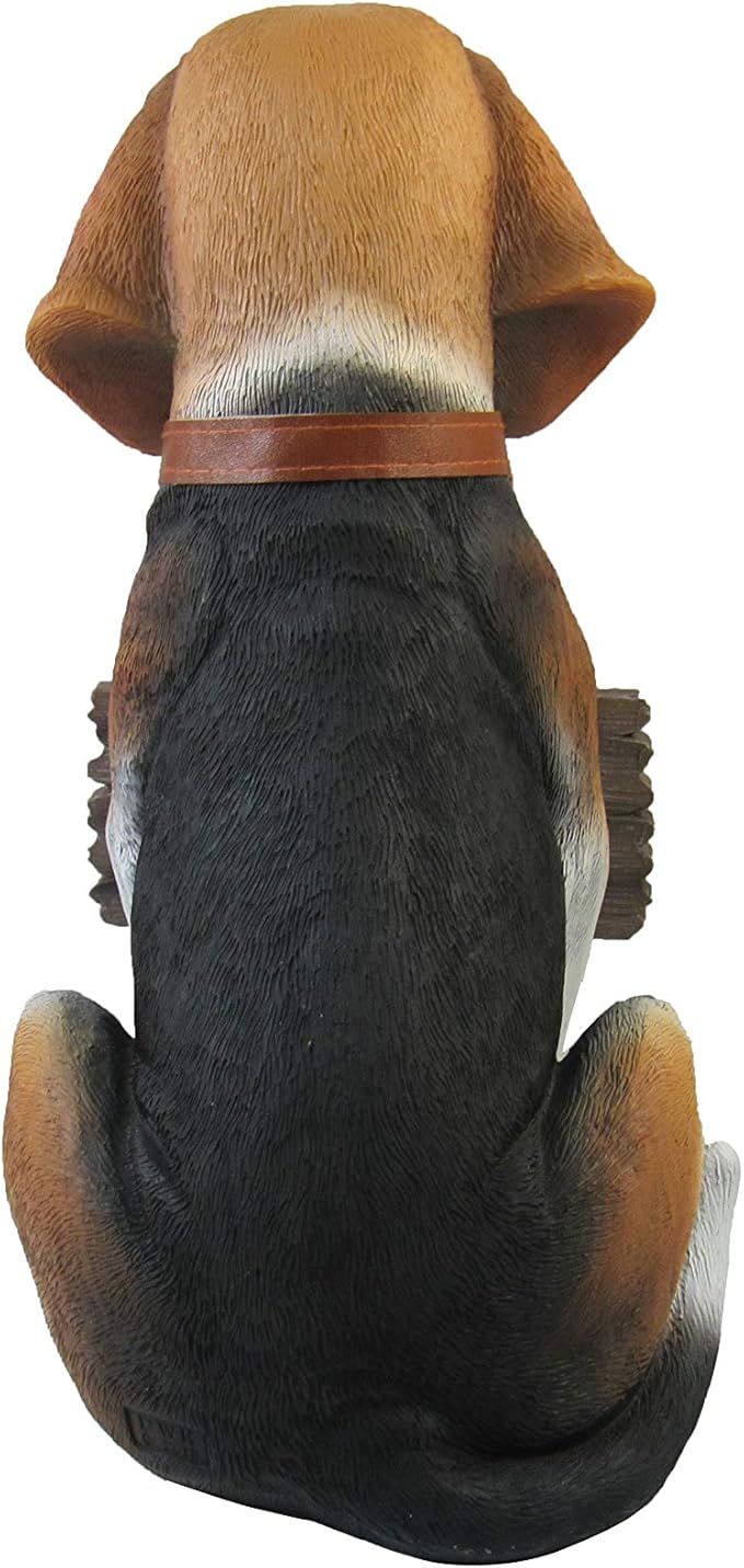 DWK Front Porch Dog Outdoor Welcome Sign Decorative Statue | Cute Dog Welcome - Image 4