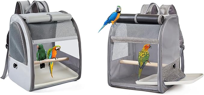 Durability Polyester Bird Travel Carriers Backpacks - Image 3