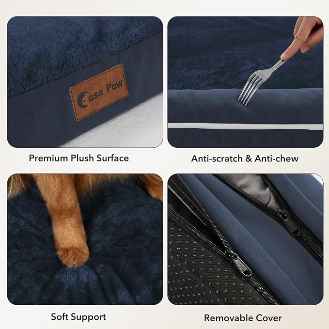 Orthopedic XXL Dog Beds, Waterproof Egg Crate Foam Big Pet Bed - Image 6