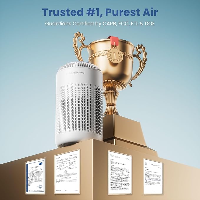 H13 True HEPA Air Purifiers for Home Large Room up to 1350 ft² - Image 5