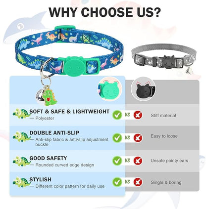 3 Pack Breakaway Cat Collars - Image 7