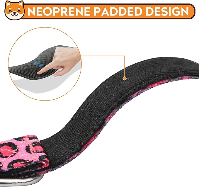 Reflective Dog Collar, Adjustable Soft Neoprene Padded Nylon Pet Collars - Image 4