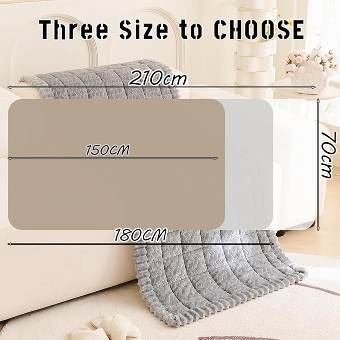 Sofa Cover Fuzzy Couch Cover for Pet, Couch Covers for Dogs Washable Non-Slip - Image 4