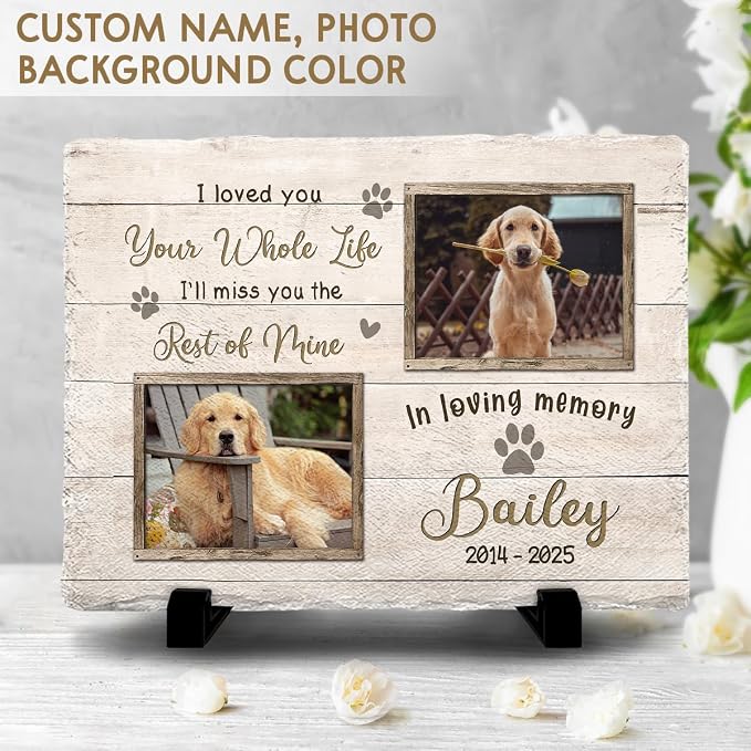 Personalized Rectangle Shaped Memorial Headstones - Image 2