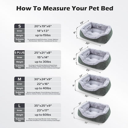 INVENHO Small Dog Bed Orthopedic Warming Soft Calming Sleeping Durable - Image 5