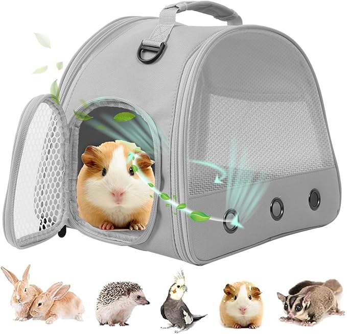 Guinea Pig Carrier Backpack, Bunny Rat Bird by LightUpYourPetsLife