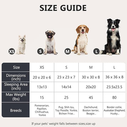 MIXJOY Calming Cat Beds for Indoor Cats, Fluffy Small Cat Cuddler Bed, - Image 7