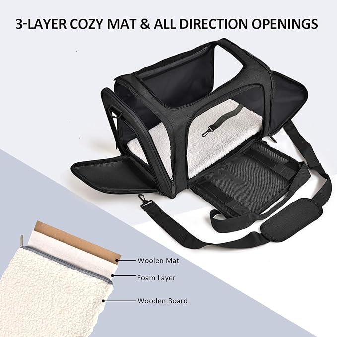 Henkelion Cat Carriers Dog Carrier Pet Carrier - Image 2