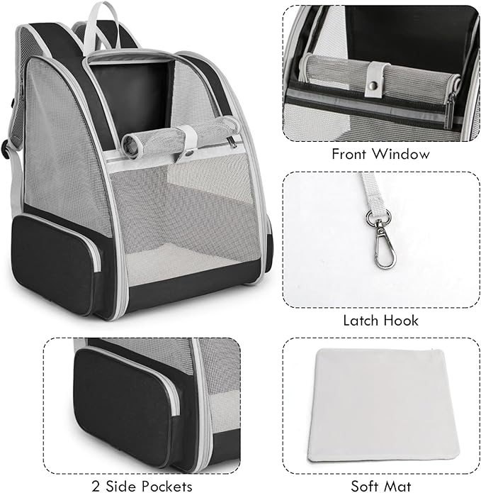 Cat Backpack Carrier, Pet Carrier Backpack - Image 2
