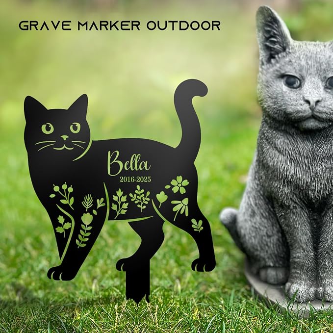 Custom Cat Grave Markers Outdoor - Image 3