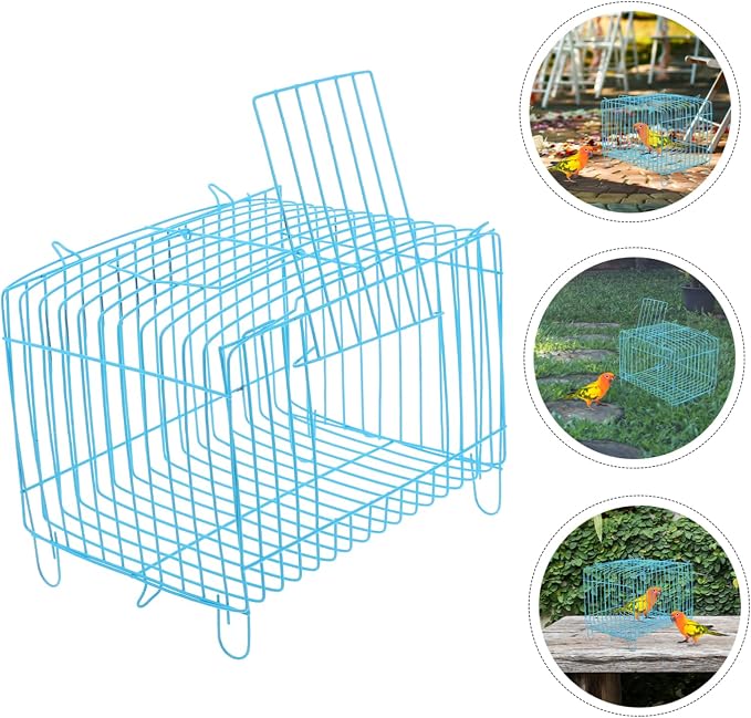 Portable Metal Bird Carrier Cage Travel Cage - Image 3