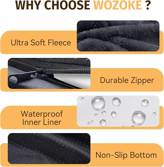 Orthopedic Washable Large Dog Bed: Waterproof Pet Bed - Image 6