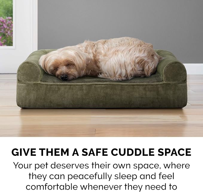 Furhaven Orthopedic Dog Bed for Large Dogs w/ Removable Bolsters & Washable - Image 10
