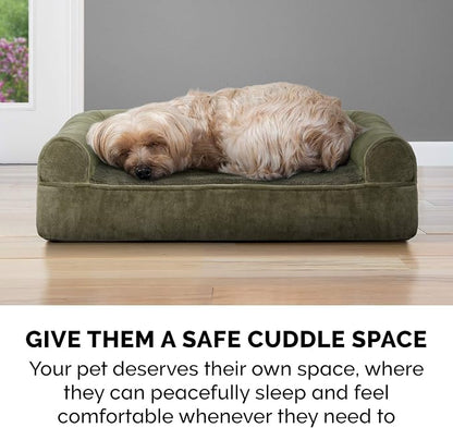 Furhaven Orthopedic Dog Bed for Large Dogs w/ Removable Bolsters & Washable - Image 10