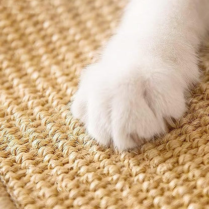 Cat Scratch Mat, 23.6 X 15.7 Inch, Natural Sisal Cat Scratching Mat - Image 2